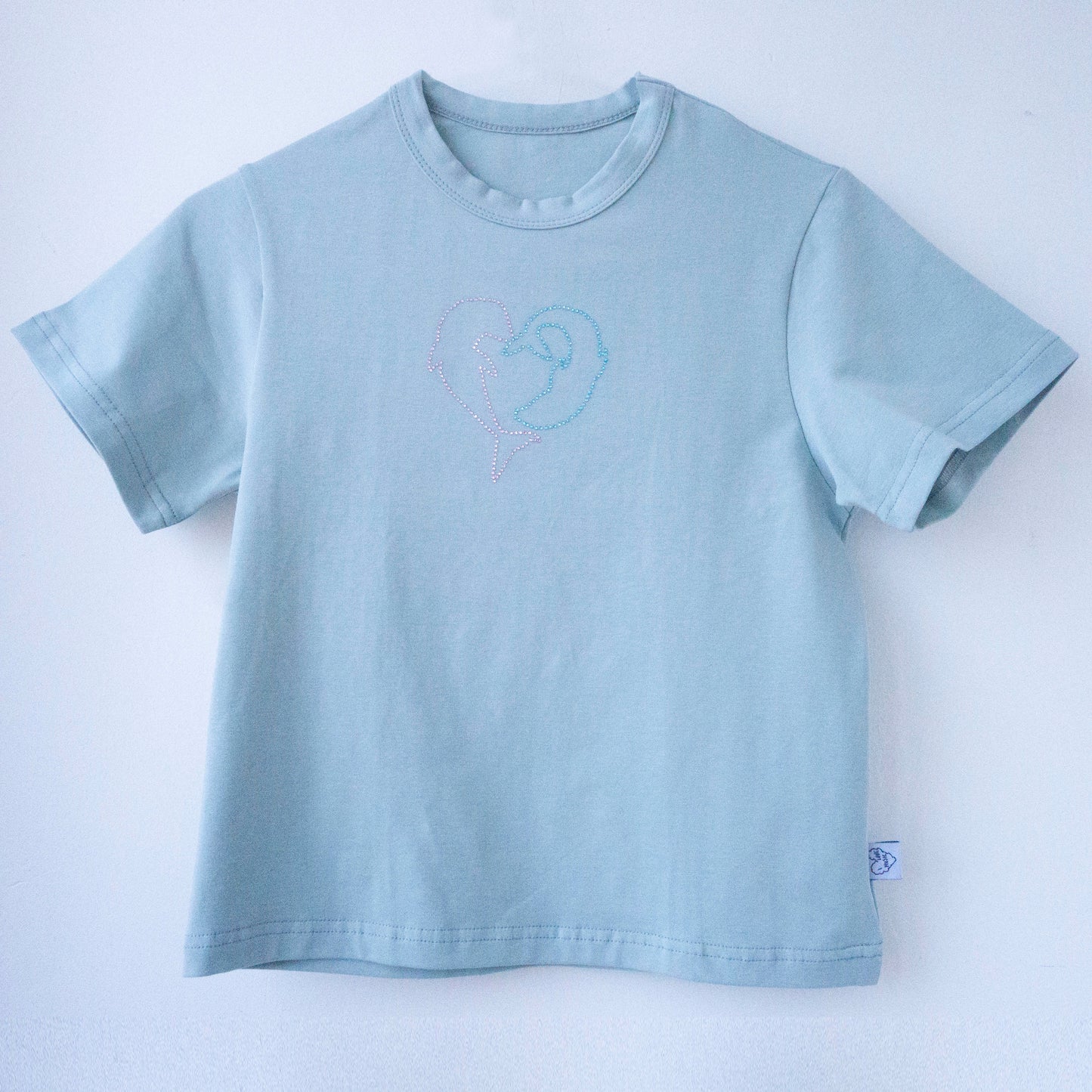 'Dolphin love' baby tee