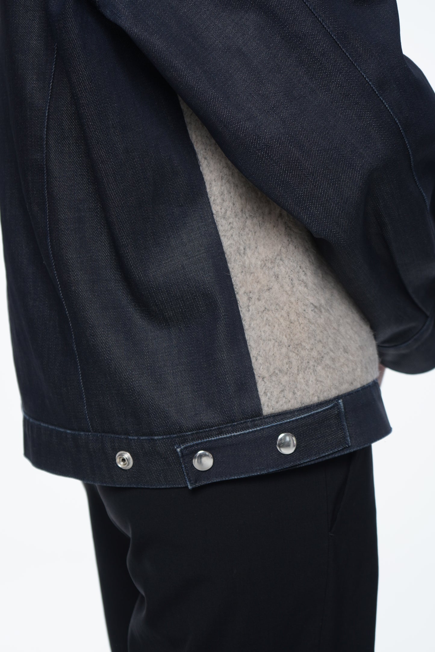 'The Cowboy Star' Made-to-Order Denim Jacket with Wool Front – Unisex