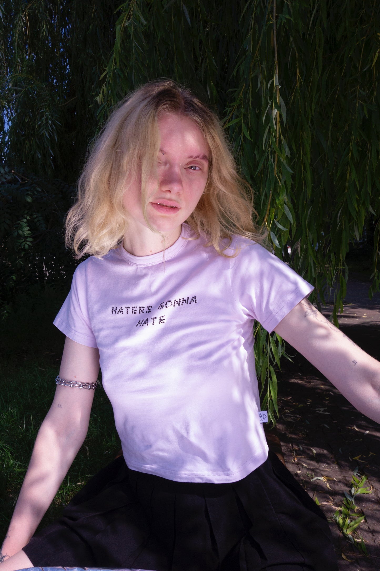 'Haters gonna hate' baby tee