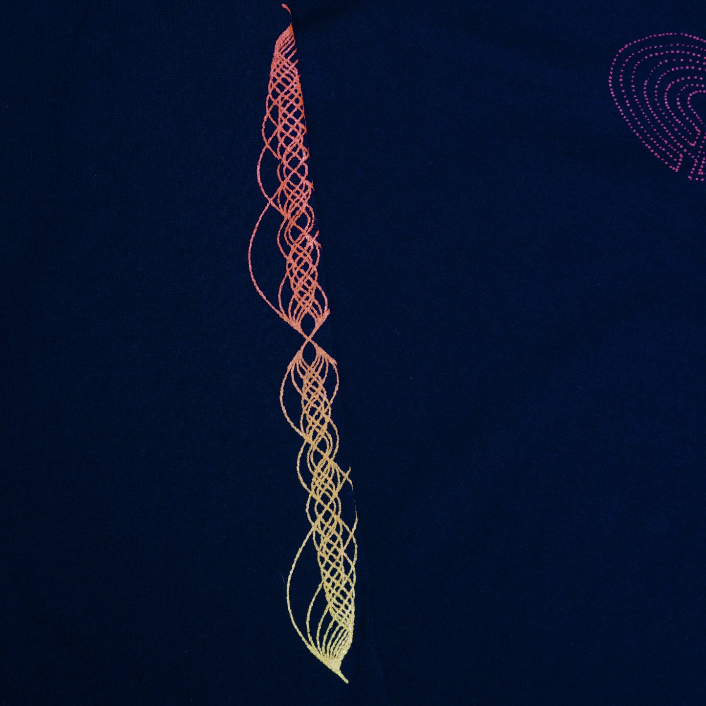 'The world' longsleeve in blue