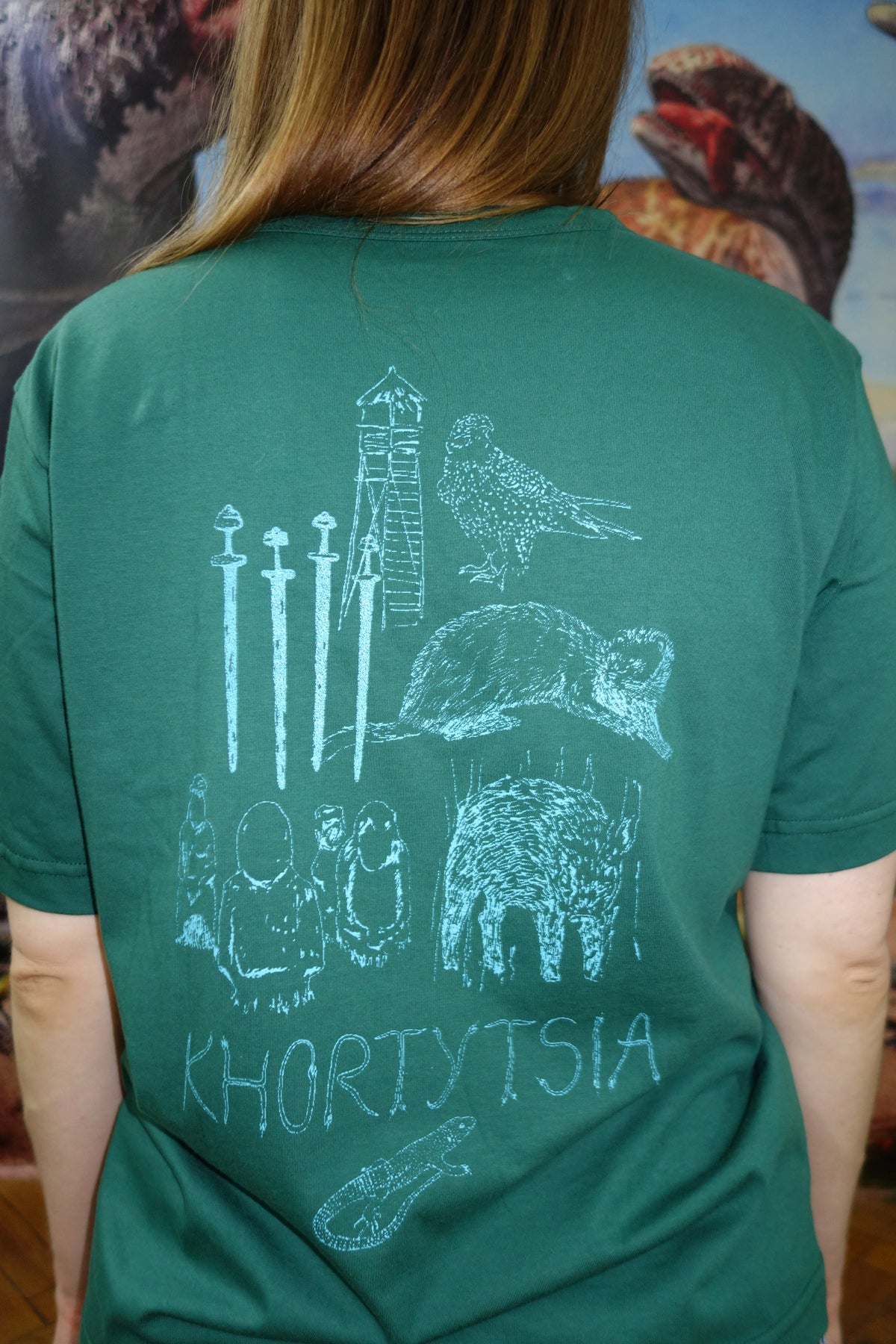Khortytsia t-shirt in Emerald Green