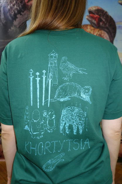 Khortytsia t-shirt in Emerald Green