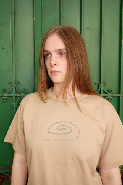 Khortytsia t-shirt in Sand Beige
