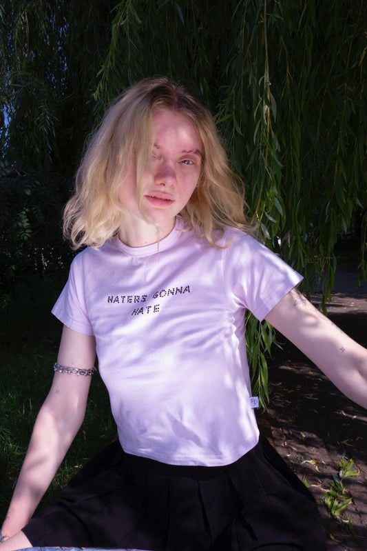 'Haters gonna hate' baby tee