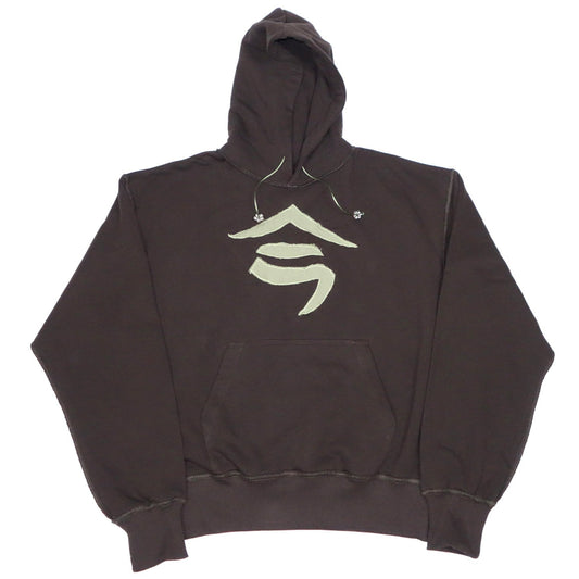 sustainable hoodie made in europe man women fashion upcycled gift unique design hoodie streetwear brown comfort spiral худі зіпка опіум raf simons rick ownes  ukrainian brand український бренд sweatshirt