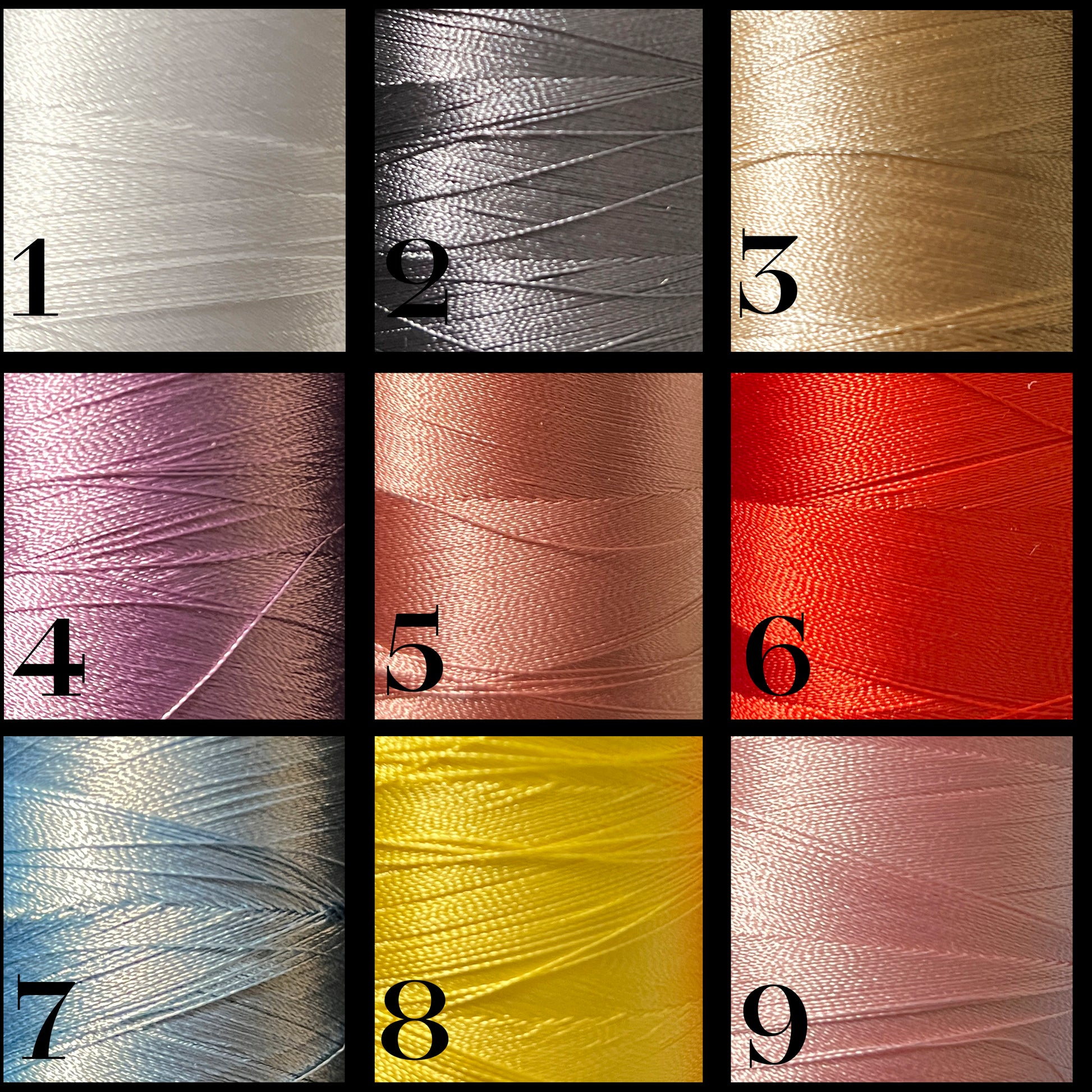 Choose thread color for custom embroidery