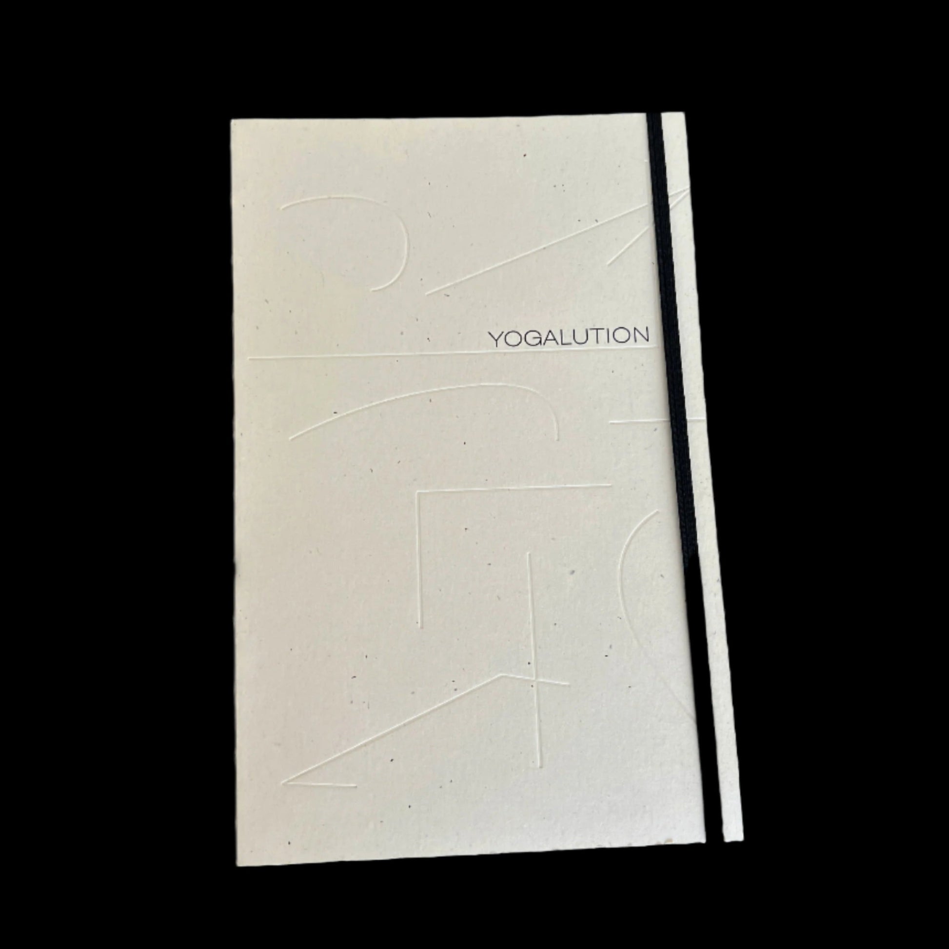 A book titled 'YOGALUTION', visual yoga guide.